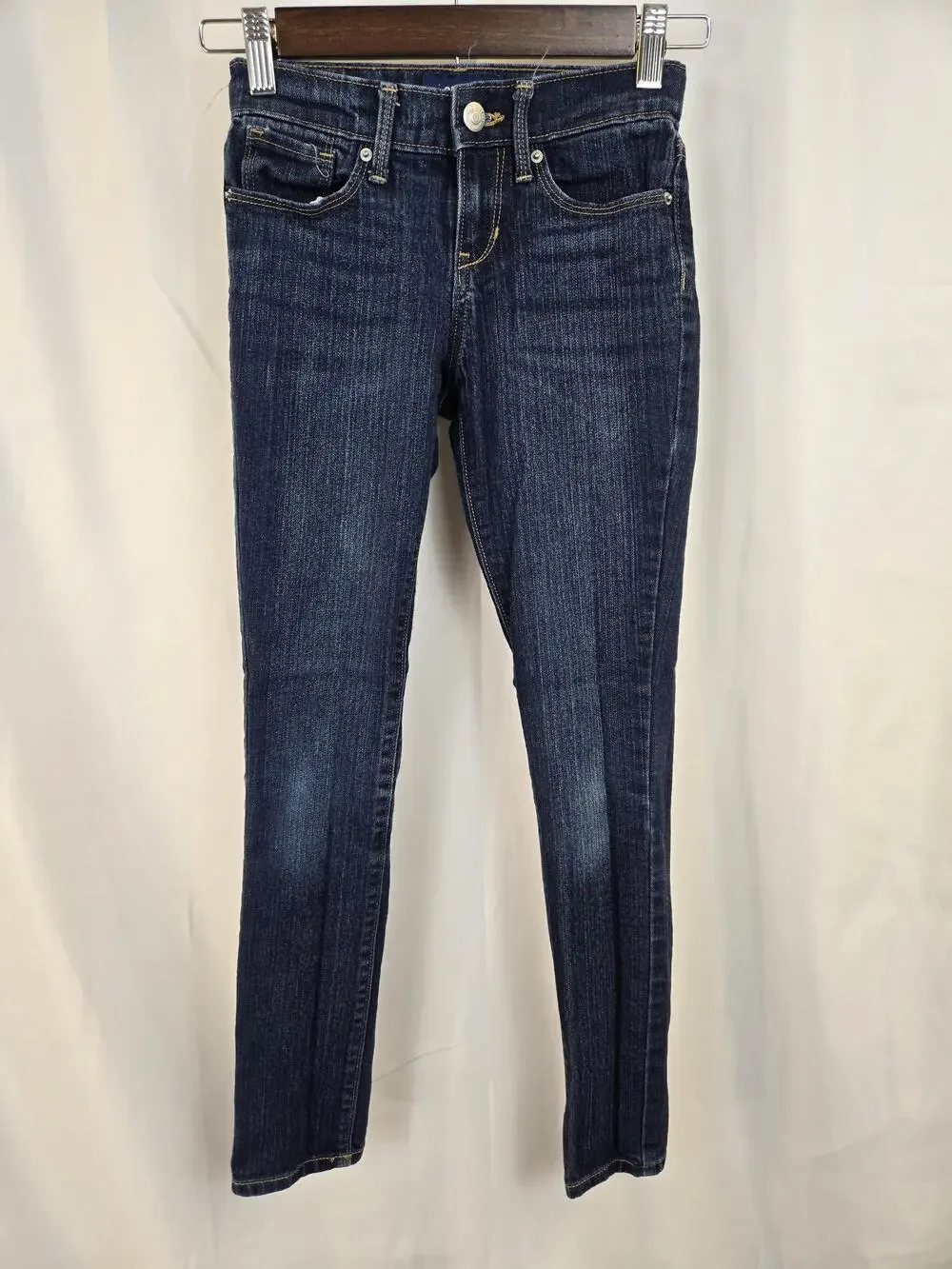 Old Navy Jeans Youth 10 Slim Blue Dark Wash Skinny Stretch Denim Pants